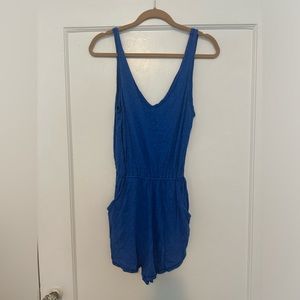 Bobi Los Angeles Blue Romper